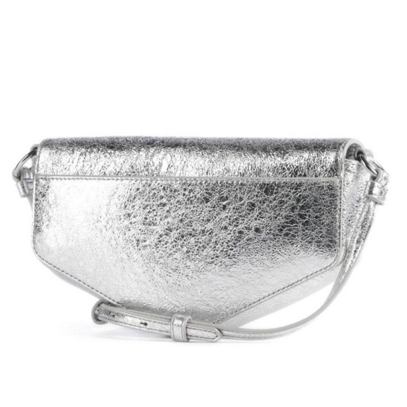 DKNY • Silver Milano Downtown Crossbody Bag - Picture 4 of 12